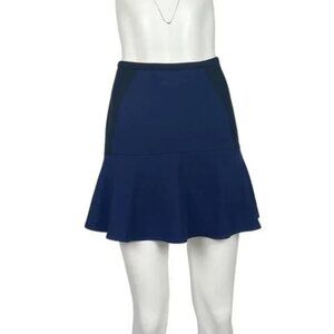 H&M Color Block Skirt Blue/Black Size 4